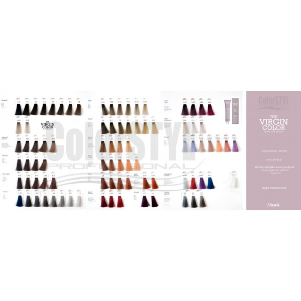 THE VIRGIN COLOR BY NOOK sans ammoniaque THE VIRGIN COLOR BY NOOK sans ammoniaque