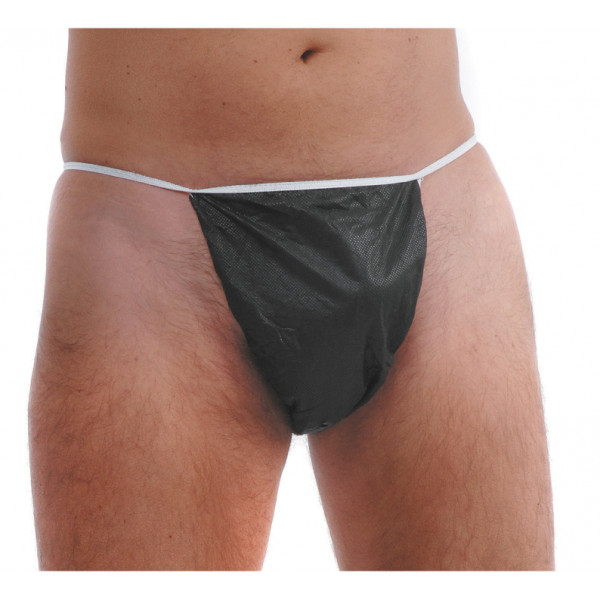 Slip jetable TNT pour homme avec élastique 100 pcs