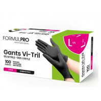 Gant noir VITRIL 95% vinyle  5% nitrile x100 Large