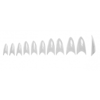 Faux Ongl.Stiletto Boitex100 Assort.Transparent