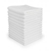 Serviettes manucure 30x50cms blanches x12