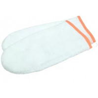 Gants esthétique/manucure blancs, x2