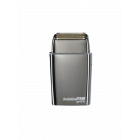 RASOIR METAL BABYLISSPRO 4RTISTS DOUBLE LAME GRIS ACIER FXFS2GSE