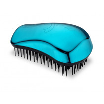 DESSATA BROSSE A CHEVEUX MAXI TURQUOISE METAL-NOIR