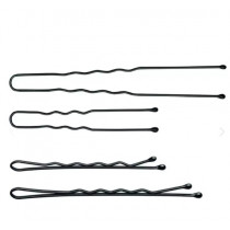 Epingle+PincesNoir Distr-Box 200pcs Taille assort.