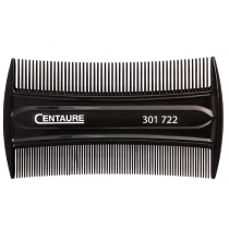 Peigne Antiparasite Fin ABS noir(8,5cm) - CENTAURE