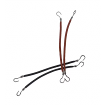 Elastique à crochet Brun x12 (130mm)