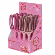 FINGERBRUSH BOAR&NYLON THINK PINK 