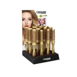 Présentoir avec 12 brosses METAGOLDY CONCAV