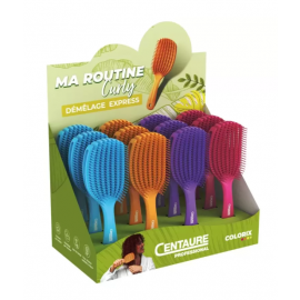 Présentoir12 brosses Curly Colorix