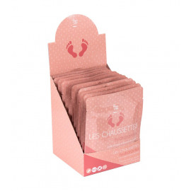 Présentoir 15 chaussettes hydratantes (2x8ml)