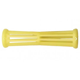 Mini Bigoudis yoyo jaune (60x11mm) x12