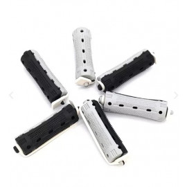 Bigoudis gris/noir (60x16mm) x12