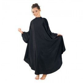 PEIGNOIR NOIR BARBER MANCHE 