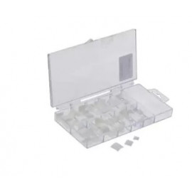 Faux Ongl Pro 1/2 Blanc Boitex100 Ares Pieds/Mains