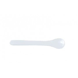 Spatule Cuillere Pvc Blanc 16Cms