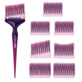 Pinceau Violet à teinture détachable avec 8 têtes 