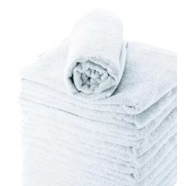 Serviette blanche 100% coton  (50x90cm) x6