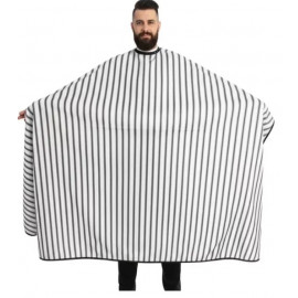 Maxi CAPE Rayée GRIS BARBER