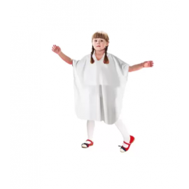 Peignoir cape blanc enfant velcro Simply