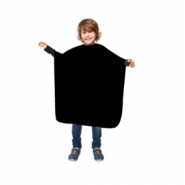 Peignoir cape noir enfant velcro Simply