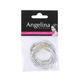 Elastique Gaine Argent Ponytail x10 (45mm)