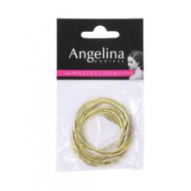 Elastique Gaine Or Ponytails x10 (45mm) ANGELINA C