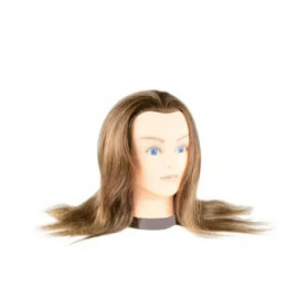 Tête Karen Chev natur extra Chatain 35/40Cm