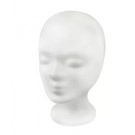 Tête Polystirene Belfi Blanche