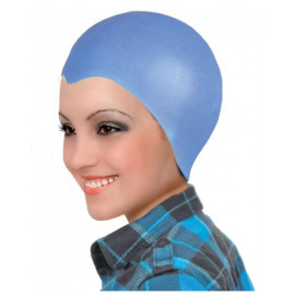 Bonnet silic-caout bleu pour mêches
