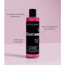 Gel rafraîchissant post-épilation - parfum framboise