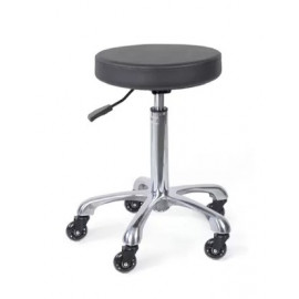 Tabouret ALPINE Noir roulette SUPER-TEAM 25