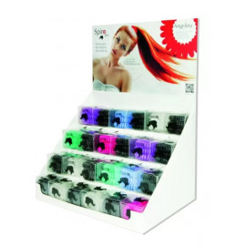 Presentoir24 SPIROFLEX x3 accroche queue de cheval
