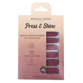 Patchs vernis à ongles press & shine midnight glitz