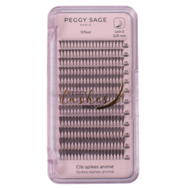 Cils spikes - peggy lashes pro animé D-0,05 10 à 15mm