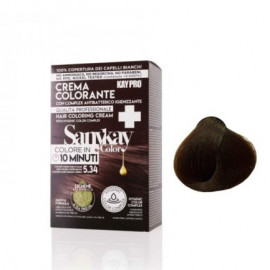 KIT COLOR COMPLEX SANYKAY + BRUN CLAIR DORE CUIVRE 5.34