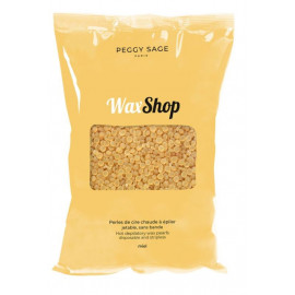 Perles de cire chaude à épiler 800g miel