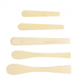 Spatules en bois réutilisables 