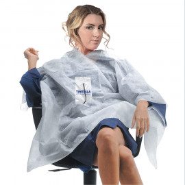 CAPES DE COUPE BLANCHE EN TNT 50PCS
