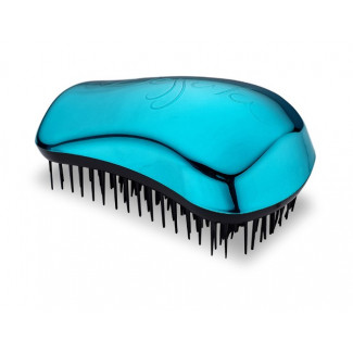 DESSATA BROSSE A CHEVEUX MAXI TURQUOISE METAL-NOIR