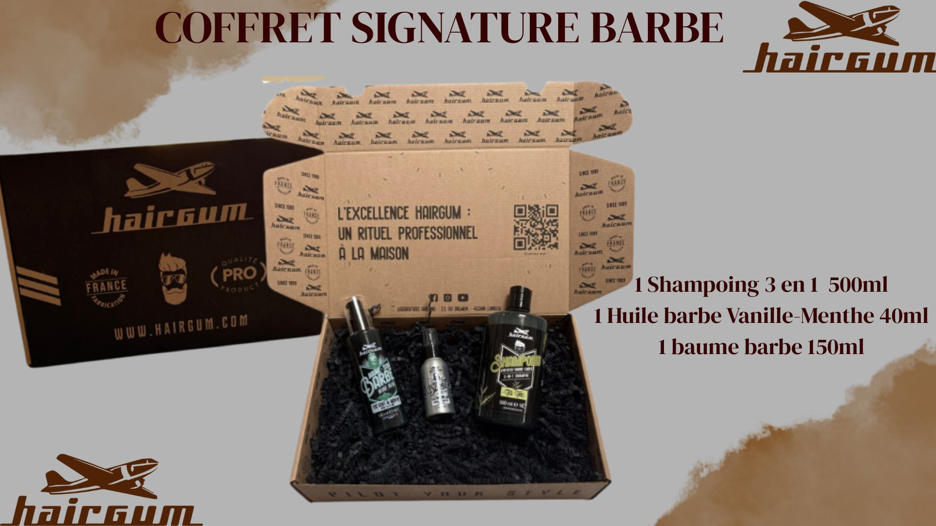COFFRET HAIRGUM BARBE 
